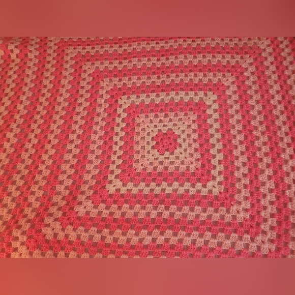 Afhgan Handmade Crochet Blanket New - Picture 1 of 4